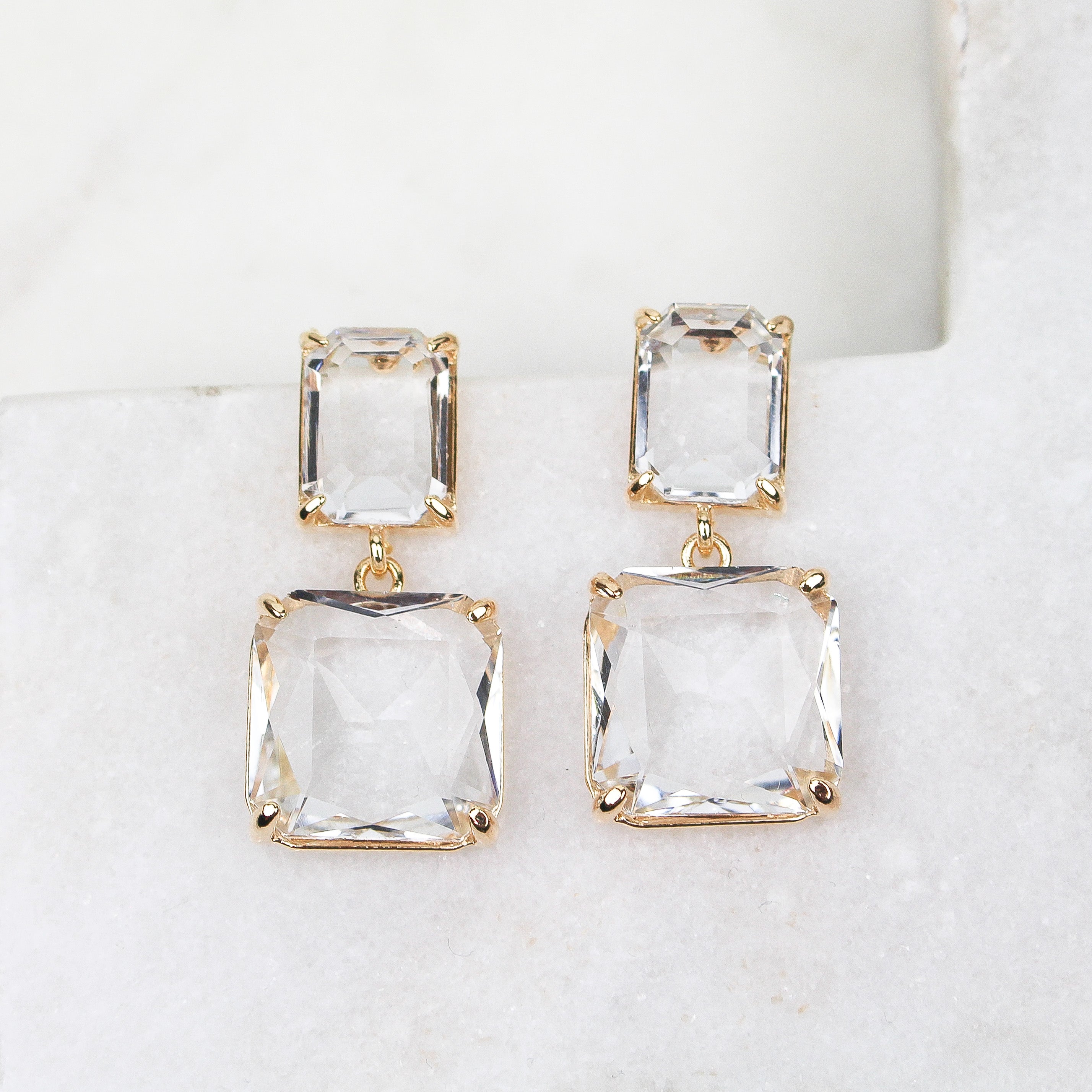 BRONTE EARRINGS - Black & Bloom