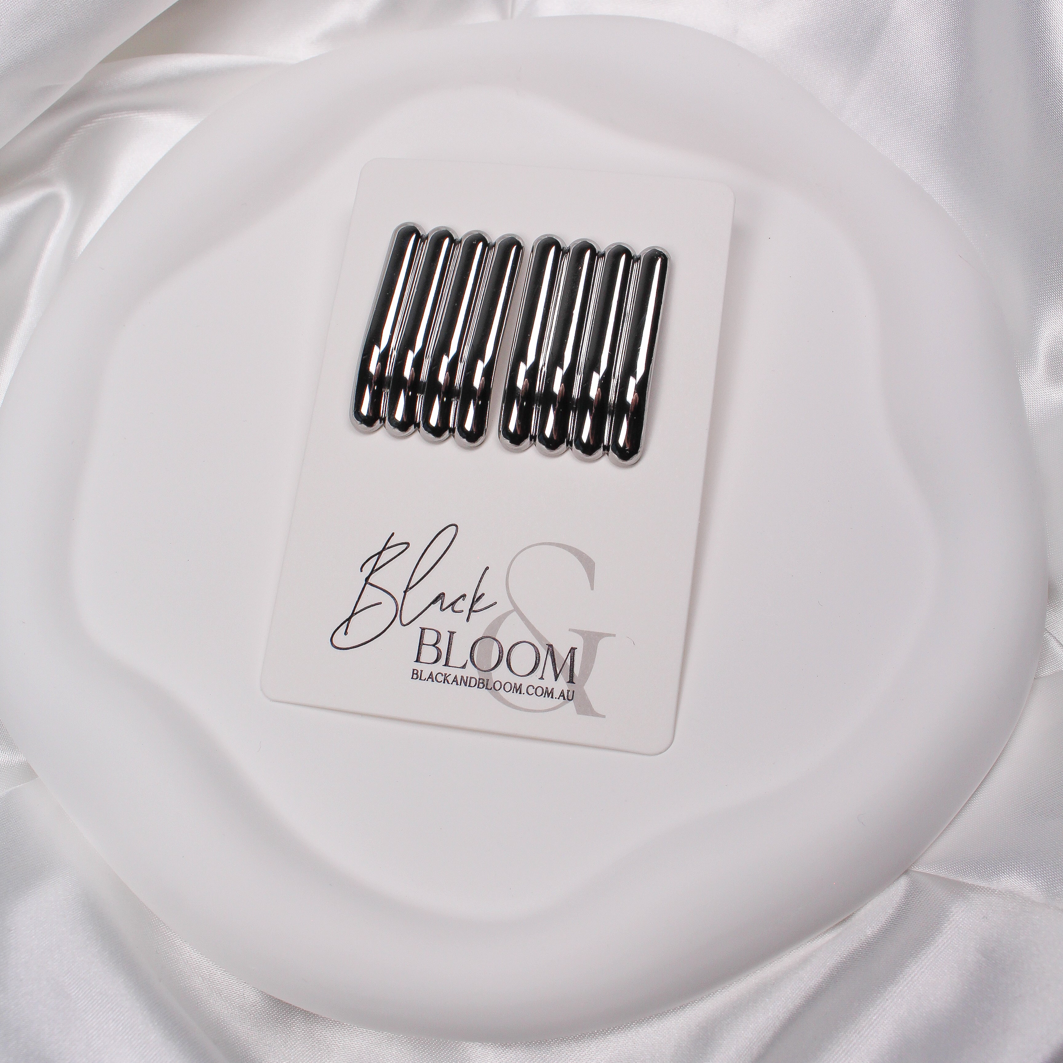 LILY EARRINGS - SILVER - Black & Bloom