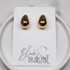 AVA EARRINGS GOLD - Black & Bloom