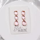 AMALFI EARRINGS PINK - Black & Bloom