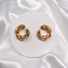 CALLI EARRINGS - Black & Bloom