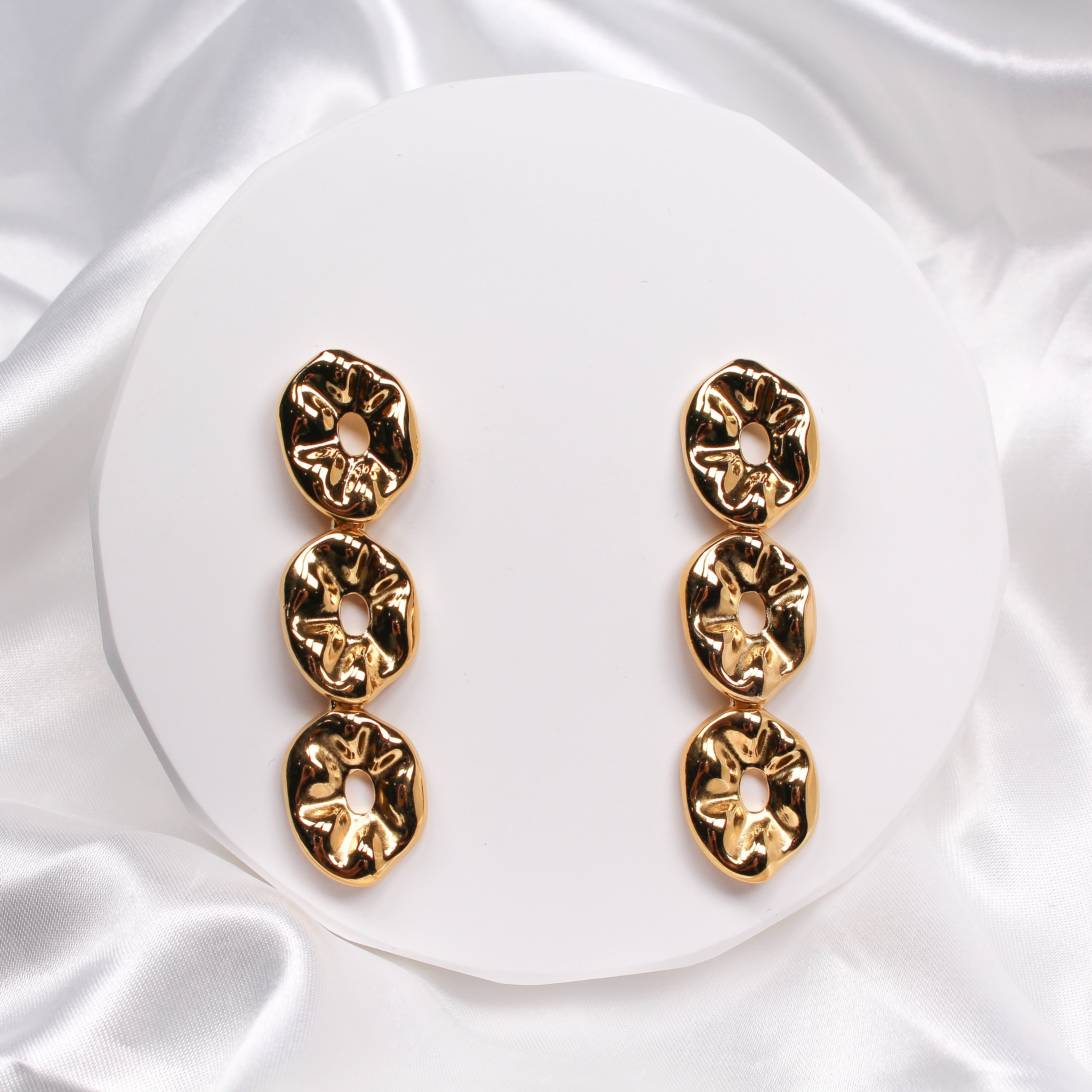 HARPER EARRINGS - Black & Bloom