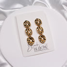 HARPER EARRINGS - Black & Bloom