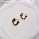 HART EARRINGS - Black & Bloom