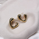 HART EARRINGS - Black & Bloom