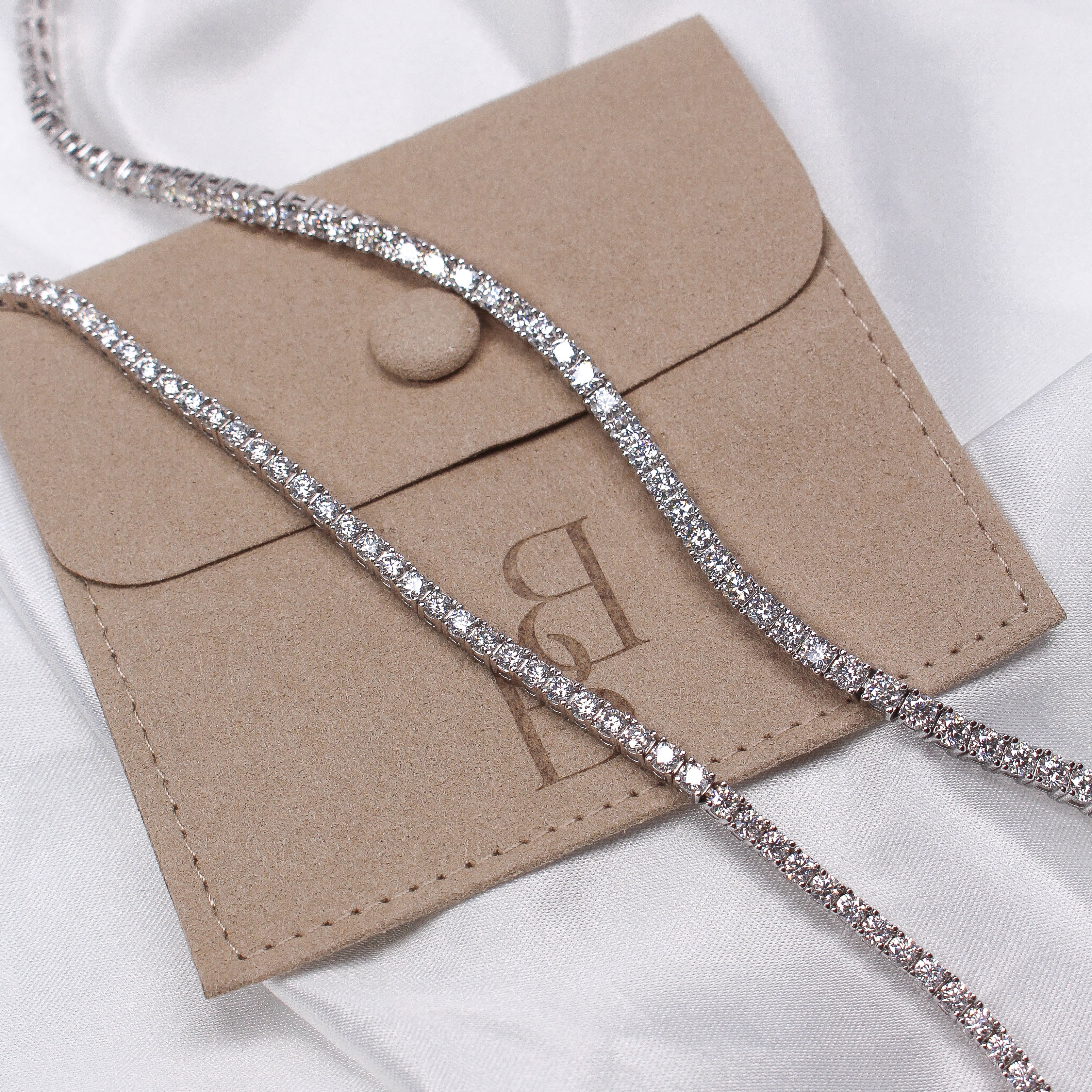 TENNIS BRACELET - MOISSANITE - Black & Bloom