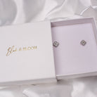 CLOVER MOISSANITE EARRINGS - Black & Bloom