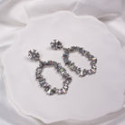 ALEX EARRINGS SILVER - Black & Bloom