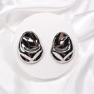 STEELE EARRINGS - Black & Bloom