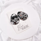 STEELE EARRINGS - Black & Bloom