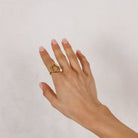 ESTHER RING - Black & Bloom