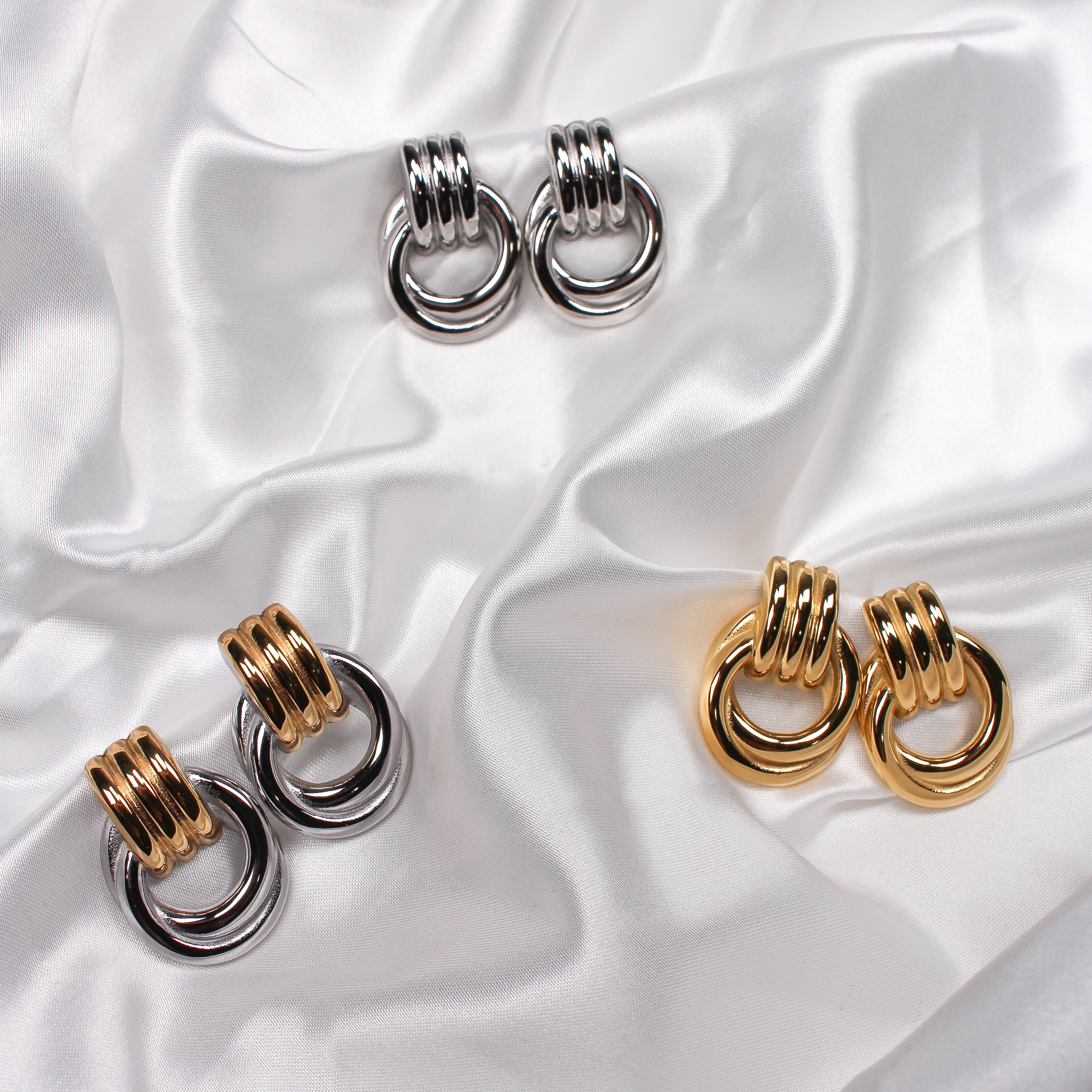 ALLIAGE EARRINGS - GOLD - Black & Bloom