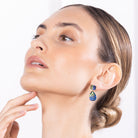 STEPHANIE EARRINGS - Black & Bloom