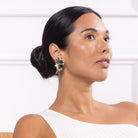 RAMONA EARRINGS - Black & Bloom