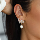 TIA EARRINGS GOLD - Black & Bloom