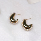 ELSA EARRINGS GOLD - Black & Bloom