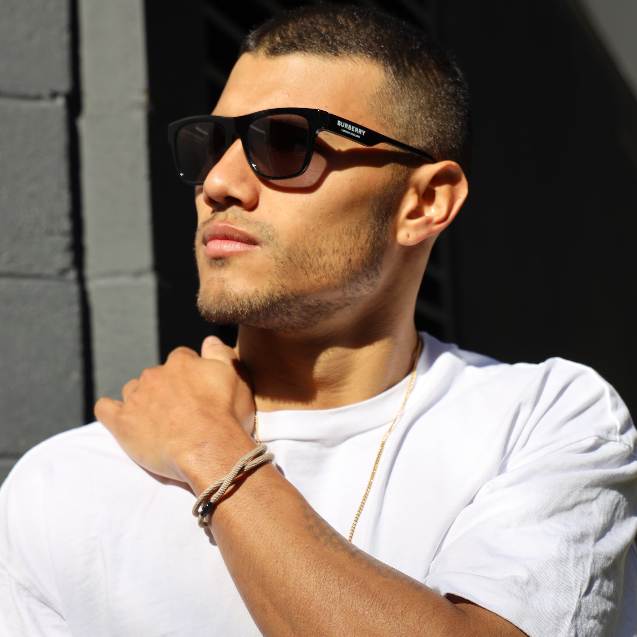 TYLER BRACELET BEIGE - Black & Bloom