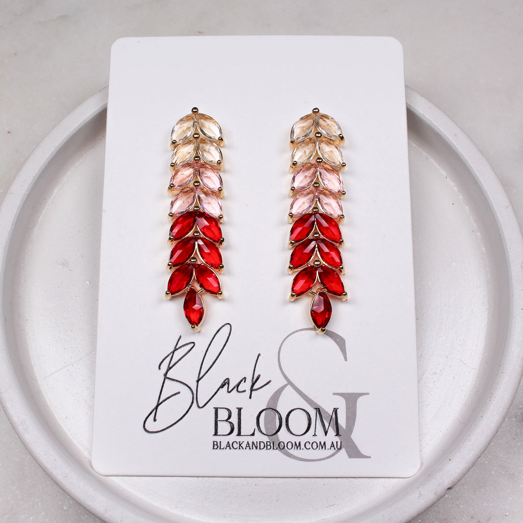 ZARA MINI EARRINGS PINK - Black & Bloom