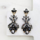 ARIA EARRINGS NOIR - Black & Bloom
