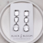 AMALFI EARRINGS SILVER - Black & Bloom