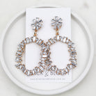 ALEX EARRINGS - Black & Bloom