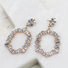 ALEX EARRINGS - Black & Bloom