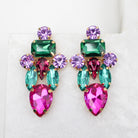 KATE EARRINGS - Black & Bloom