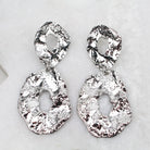 SORRENTO EARRINGS SILVER - Black & Bloom
