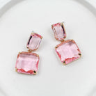 BRONTE EARRINGS PINK - Black & Bloom