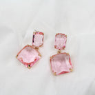 BRONTE EARRINGS PINK - Black & Bloom