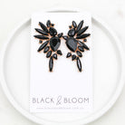 RAMONA EARRINGS NOIR - Black & Bloom