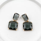 BRONTE EARRINGS NOIR - Black & Bloom